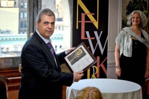 Eli Lapid Receives the New York Festival Award for the 2012 Special - Elton John Sings the Hit Parade of 1970 with Eli Lapi