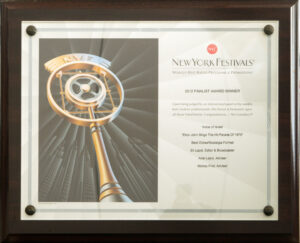 New York Festival Award for the 2012 Special - Elton John Sings the Hit Parade of 1970 with Eli Lapid